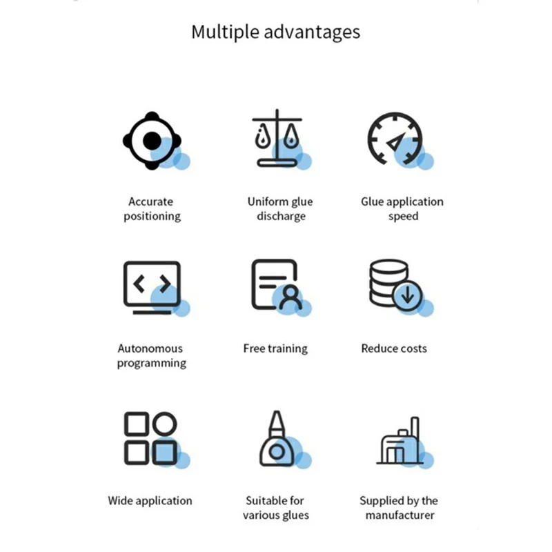 TBK 983B Automatic Glue Dispensing Machine Programmable Multi-Function Precision Glue Applicator - CN Standard Plug