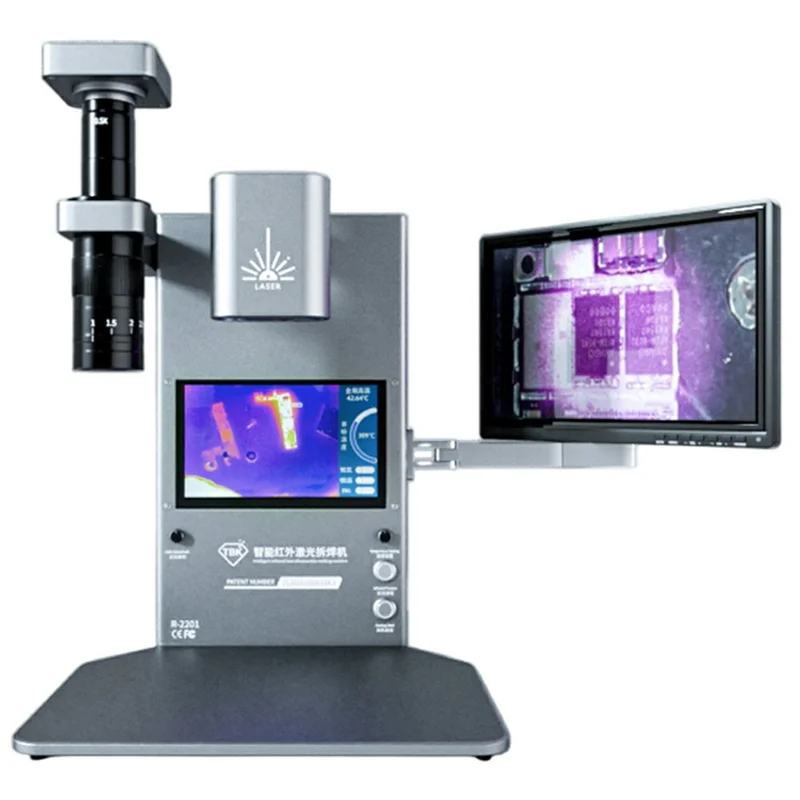 TBK R2201 Умная инфракрасная лазерная станция для демонтажа печатных плат с высокой точностью для удаления чипов - Евро вилка