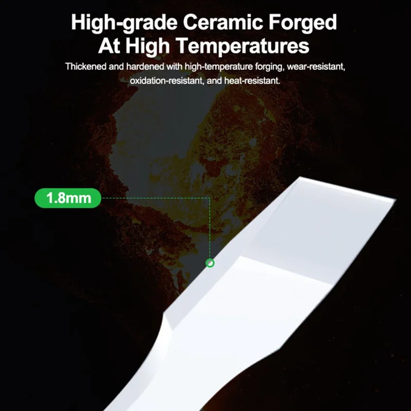 RELIFE TK1 Non Magnetic Anti Static Ceramic Solder Scraper for Mobile Phone Motherboard CPU Oxidation Removal