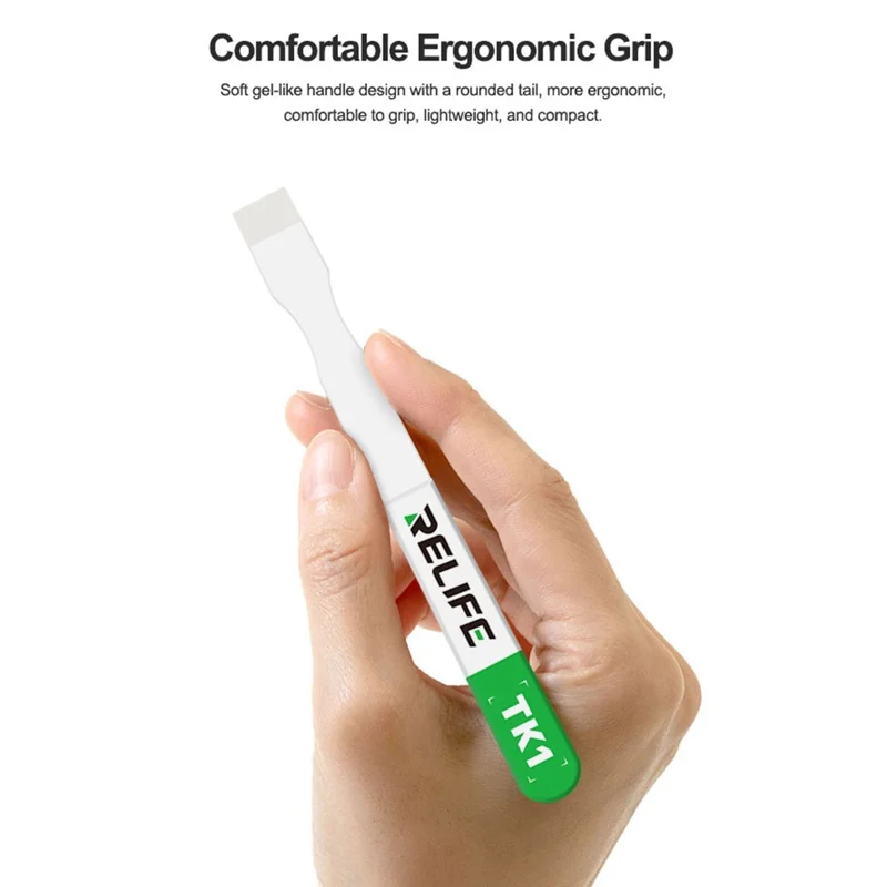 RELIFE TK1 Non Magnetic Anti Static Ceramic Solder Scraper for Mobile Phone Motherboard CPU Oxidation Removal