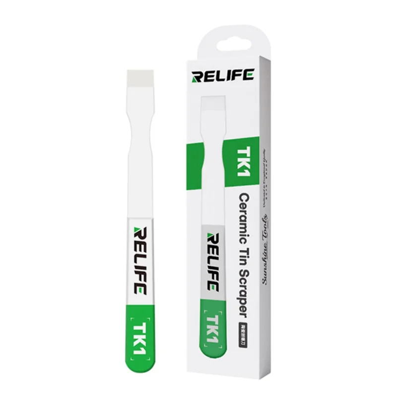 RELIFE TK1 Non Magnetic Anti Static Ceramic Solder Scraper for Mobile Phone Motherboard CPU Oxidation Removal