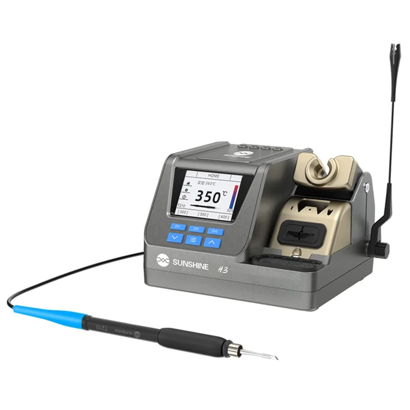 SUNSHINE H3 210 Smart Soldering Station Rapid Heating Automatic Sleep PCB Chip Repair Soldering Machine - EU Plug
