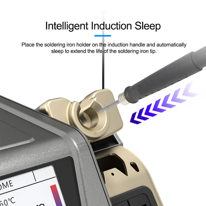 SUNSHINE H3 210 Smart Soldering Station Rapid Heating Automatic Sleep PCB Chip Repair Soldering Machine - EU Plug