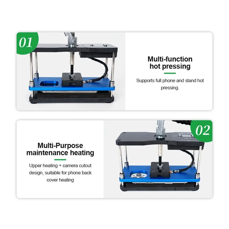 RELIFE LS5 SE Heating Holding Pressure Platform Set for Screen Lamination / Frame Reinforcement Repair Tools (No Battery) - EU Plug