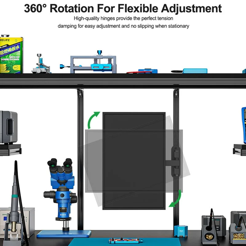 RELIFE MS3 Rotating Monitor Mount for 14 - 27 inch Monitor Wall Mount Swivel Stand Tool