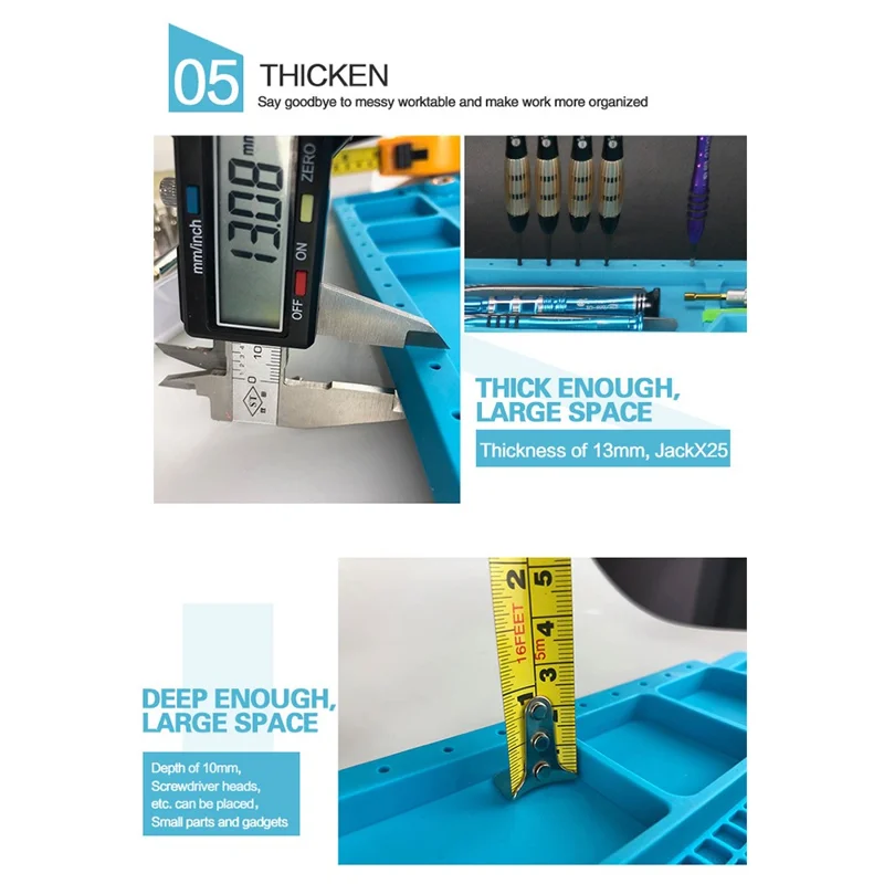 SUNSHINE SS-004E Multi-Functional Repair Station Insulation Silicone Pad Maintenance Platform with Magnetic