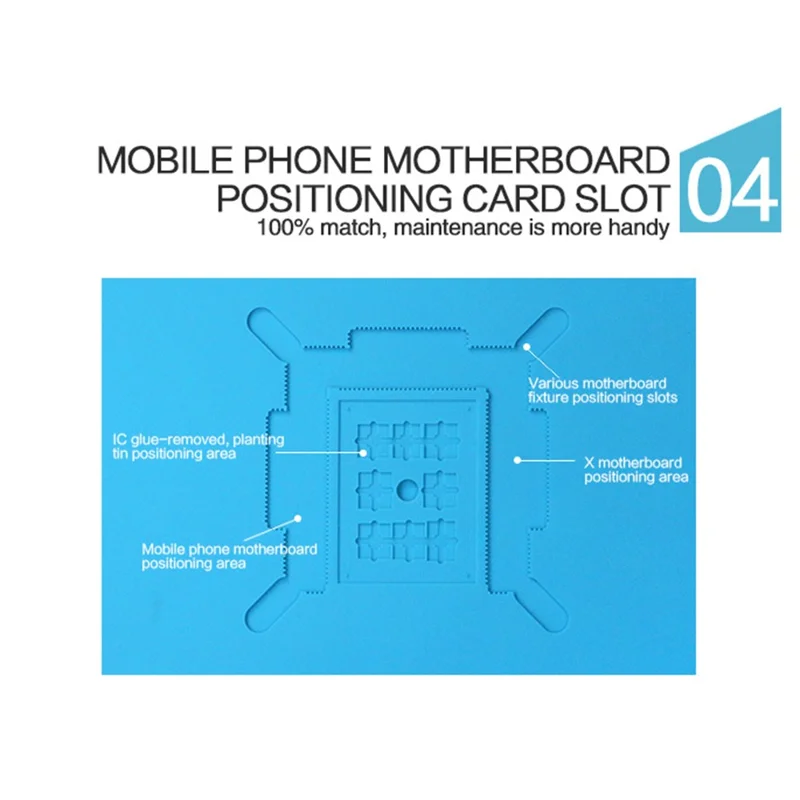SUNSHINE SS-004E Multi-Functional Repair Station Insulation Silicone Pad Maintenance Platform with Magnetic