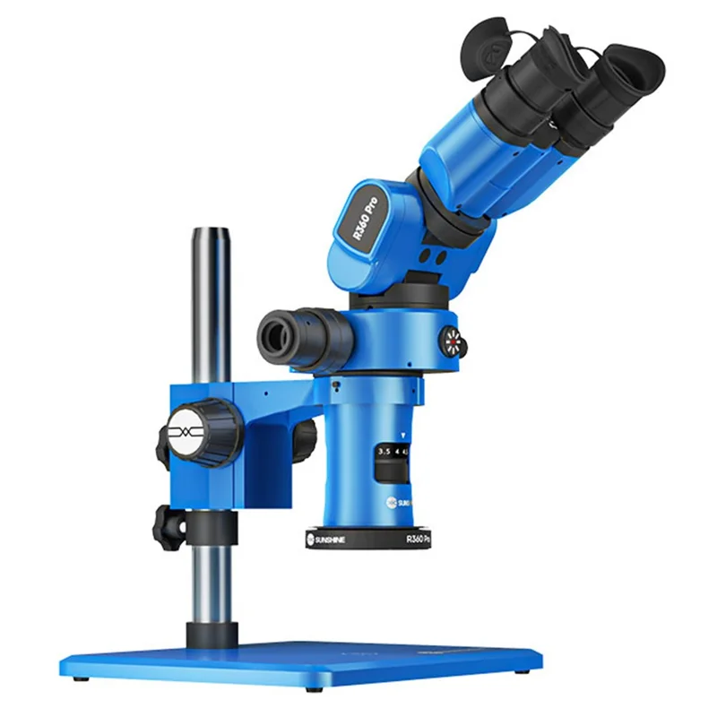 SUNSHINE R360 Pro Mikroskop stereoobrotowe 0,7-5,8X Mikroskop do naprawy elektroniki