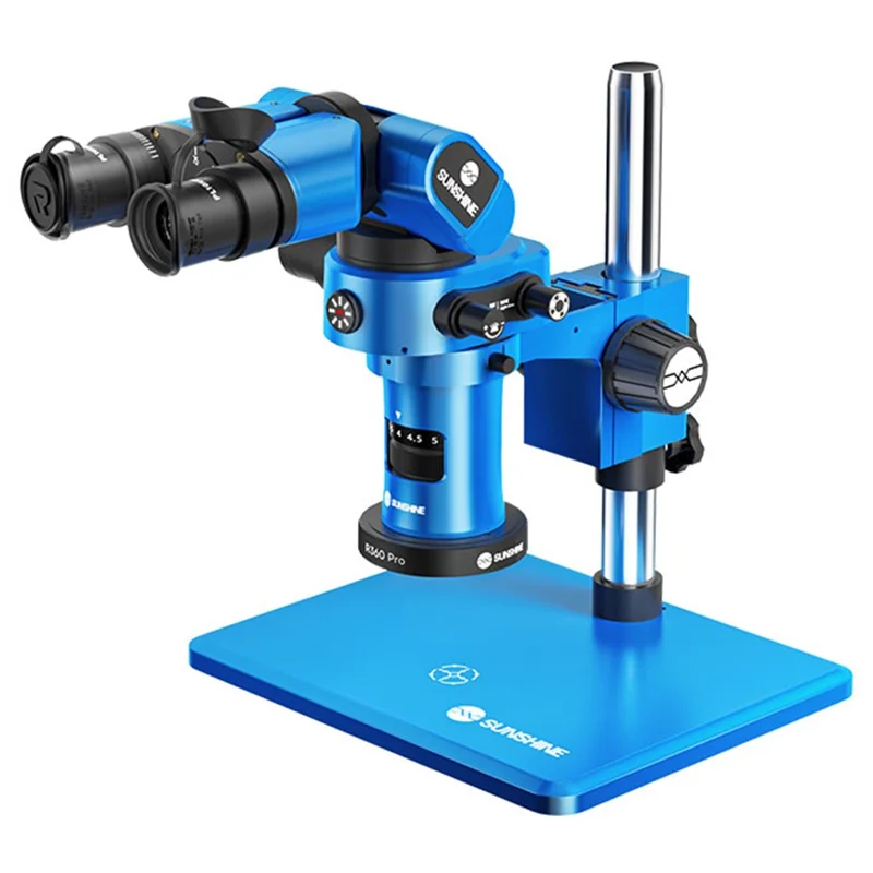 SUNSHINE R360 Pro Mikroskop stereoobrotowe 0,7-5,8X Mikroskop do naprawy elektroniki