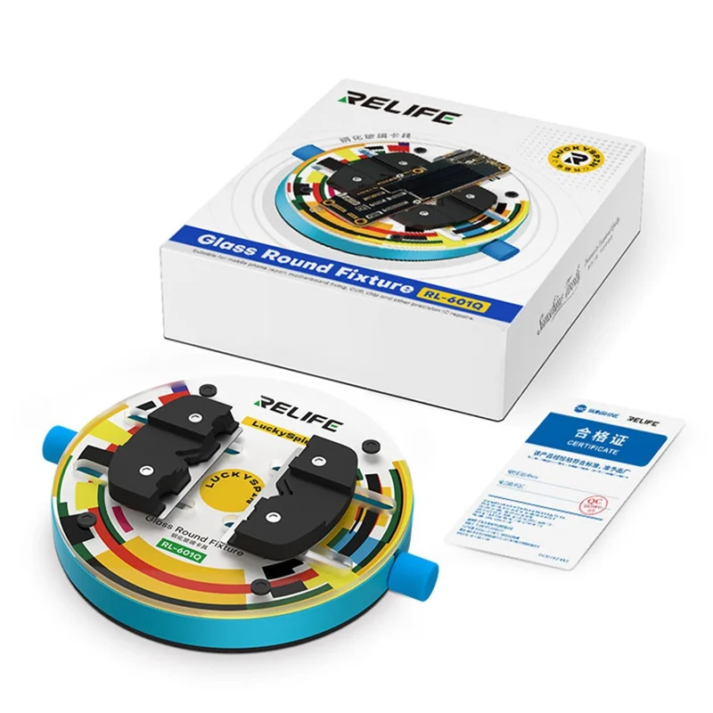 RELIFE RL-601Q Rotating Damping Tempered Glass Motherboard Repair Fixture