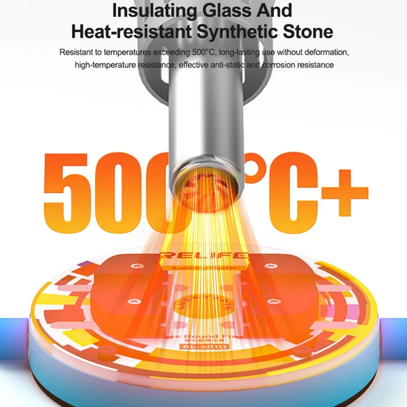 RELIFE RL-601Q Rotating Damping Tempered Glass Motherboard Repair Fixture
