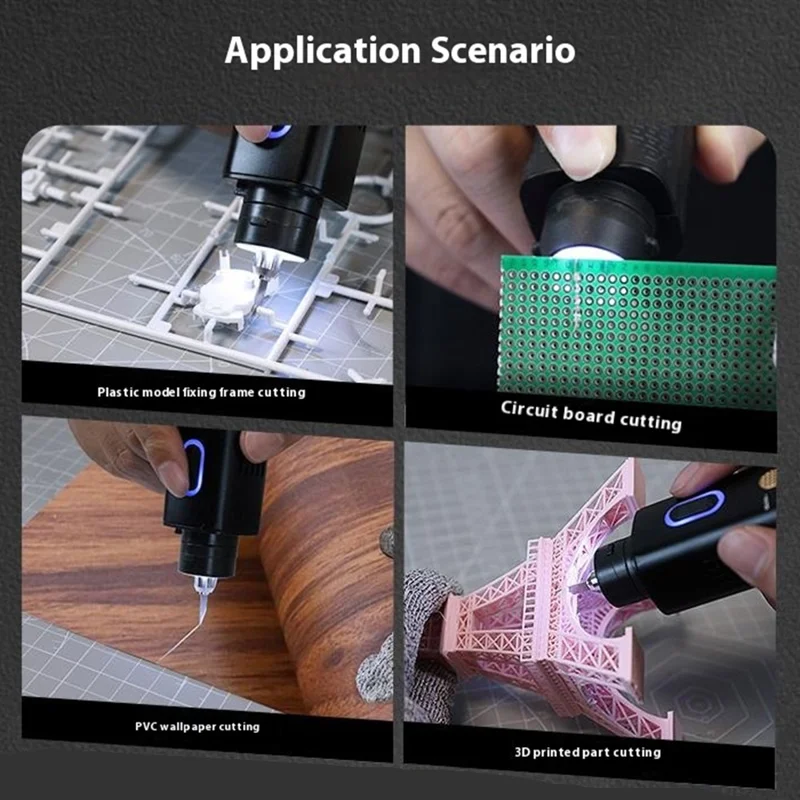 JAKEMY JM-Y10 Pro Wired Ultrasonic Cutting Knife Tool Auto Frequency Tracking for 3D Printing / Metal Polishing / Rust Removal - UK Plug