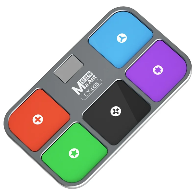 MAANT CX-005 Magnetic Storage Board 5 Compartment Organizer Rubber Magnetic Tiles For Screws And Tools