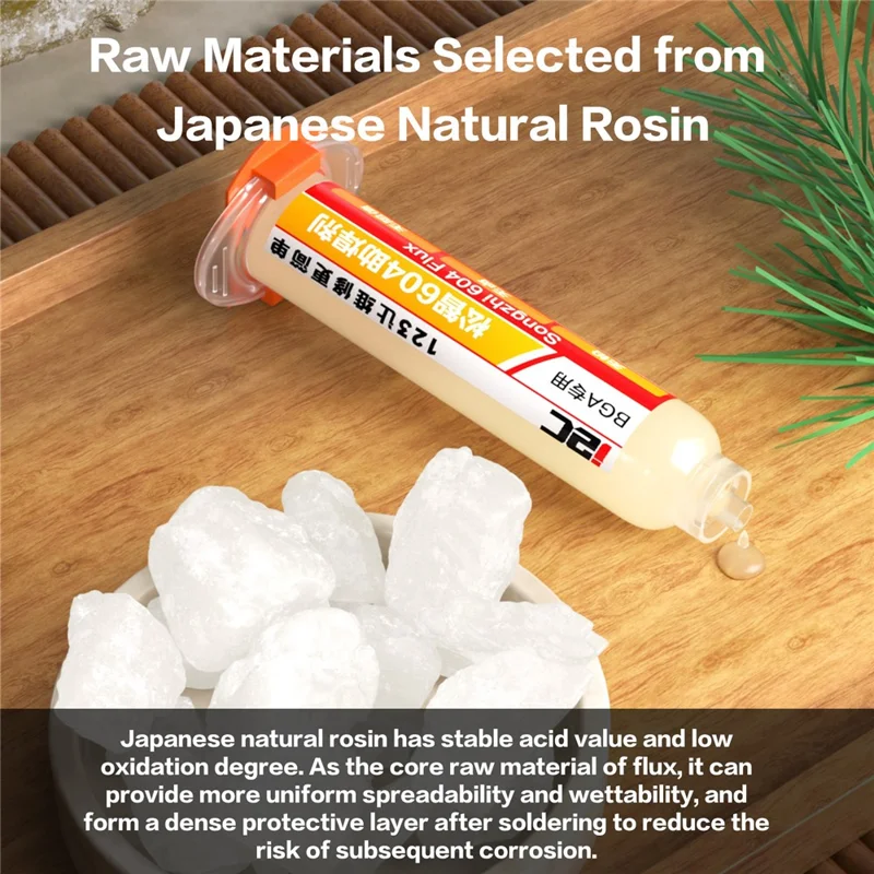 I2C Songzhi 604 No Clean Flux High Performance Non-Conductive Soldering Aid for Precision Electronics