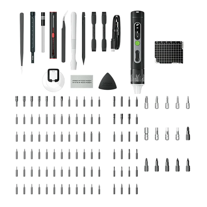 JAKEMY JM-8198 135 in 1 Multi-Function Repair Tool Kit Set Electric Screwdriver with 117Pcs Bits
