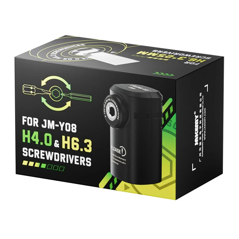 JAKEMY JM-Z25 Professional Corner Adapter For H4.0  /  H6.3 Screwdriver Bits Dual Size Compatible