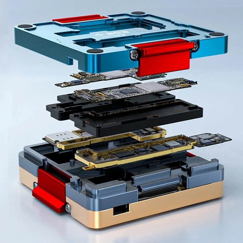 XZZ iSocket FIX-13 Motherboard Tester Fixture For iPhone 13 Pro Max / 13 Pro / 13 / 13 mini , Mainboard Layered Test Tool