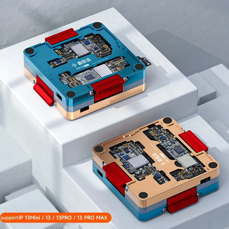 XZZ iSocket FIX-13 Motherboard Tester Fixture For iPhone 13 Pro Max / 13 Pro / 13 / 13 mini , Mainboard Layered Test Tool