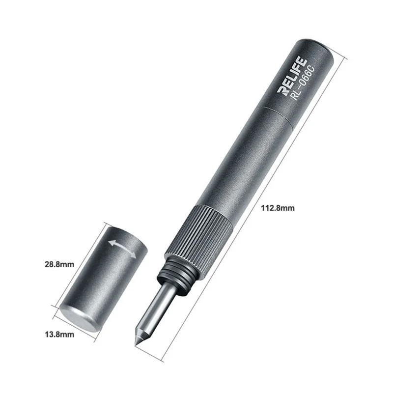 RELIFE RL-066C For Mobile Phone Glass Back Cover Removal Tool Adjustable Tungsten Steel Blasting Pen