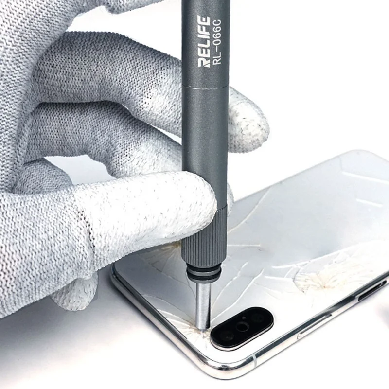 RELIFE RL-066C For Mobile Phone Glass Back Cover Removal Tool Adjustable Tungsten Steel Blasting Pen
