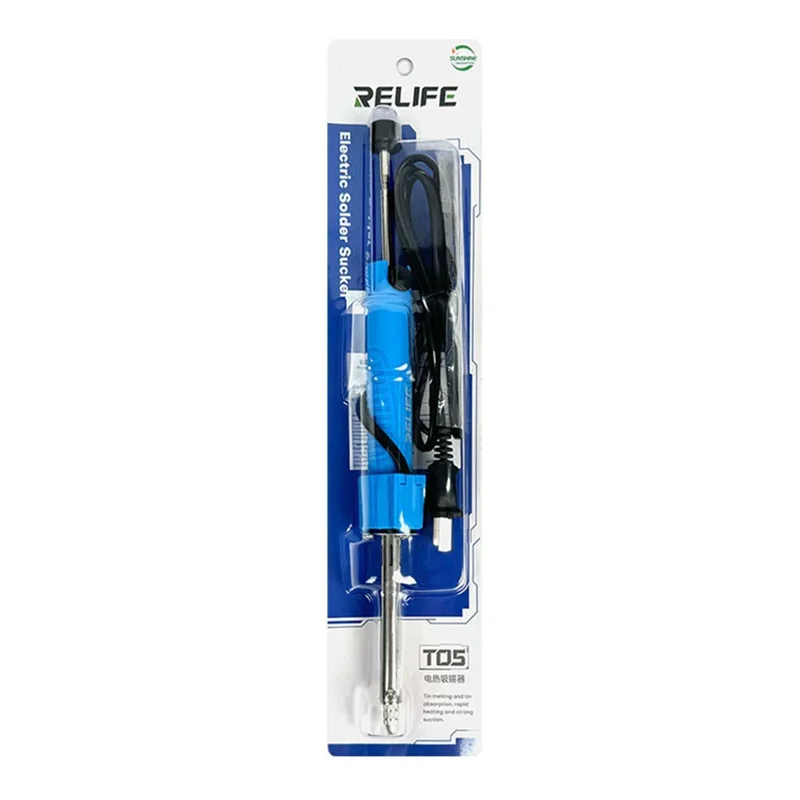 RELIFE TO5 Electric Solder Sucker Desoldering Tool for Solder Joint Removal and Component Replacement