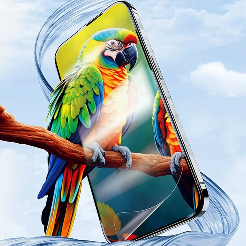 SUNSHINE SS-TP350 50 قطعة من فيلم الهيدروجيل عالي الوضوح، واقي شاشة شفاف فائق ومقاوم للانفجار ومقاوم للخدوش