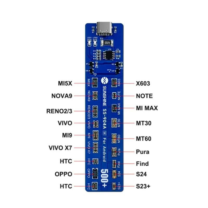 SUNSHINE SS-904A SE Voor Android 500+ Modellen Batterij Activeringsbord Overbelastingsbeveiliging Automatische Polariteitsdetectie