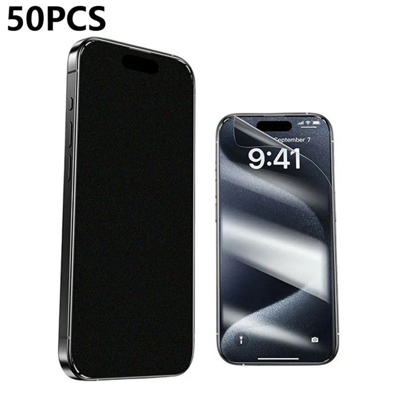 SUNSHINE SS-057ES 50 PCS TPU Matte Privacy Hydrogel Film Self Repairing Nano Explosion Proof Screen Protector