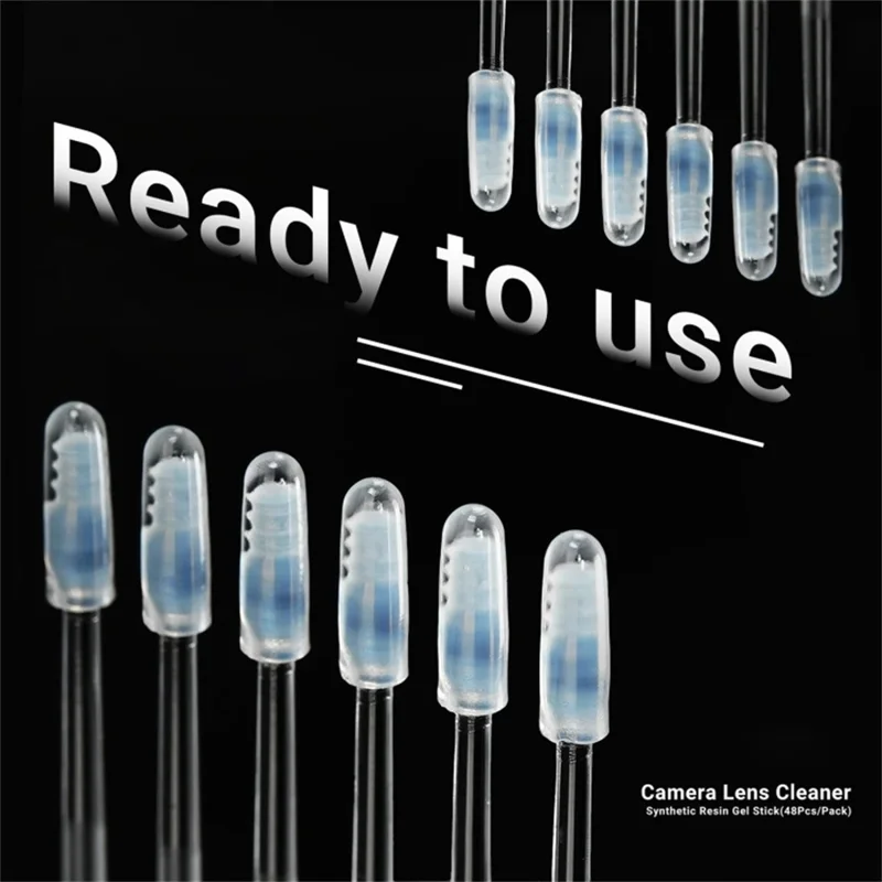 2UUL CL21 48Pcs Camera Lens Cleaner Synthetic Resin Gel Stick for Dust Removing
