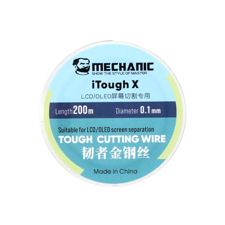 Diamante Wire for Mobile Phone LCD Screen Separation, Size: 0.1mm x 200m