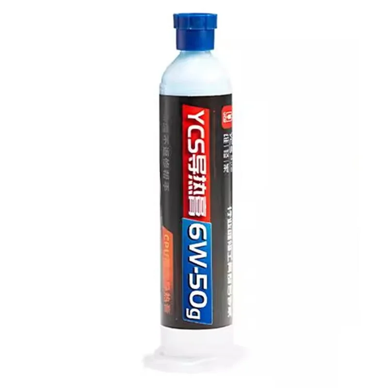 YCS Pasta Termica 50g Per Dissipazione Del Calore Ad Alta Prestazione Del CPU Soluzione Di Surriscaldamento - Blu 6W