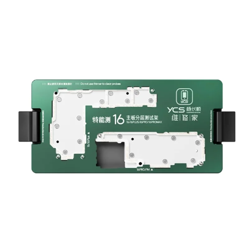 YCS moderkorts testutrustning med fjäderpropp av berylliumkoppar för iPhone 16 / 16 Plus / 16 Pro / 16 Pro Max