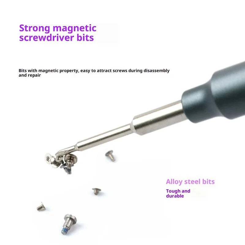 LB TOOL SD-01 S2 Alloy Steel Screwdriver Aluminum Handle Screwdriver for Mobile Phone Repair - 0.8 Pentalobe