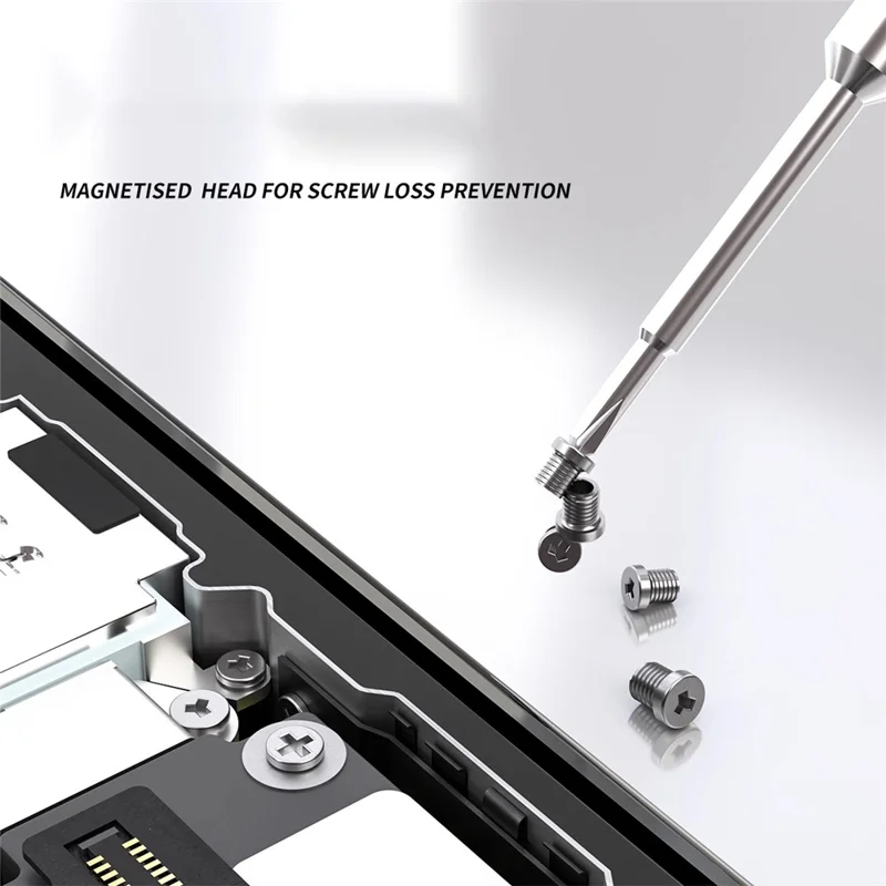 طقم مفك براغي دقيق MY-L01T مكون من 5 قطع، أداة تفكيك دقيقة بمقبض مقاوم للانزلاق، مفكات براغي من السبائك