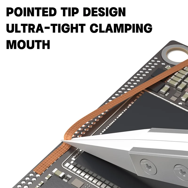 Pinzette Ceramiche Isolanti LUOWEI per Riparazione Schede Circuiti - Punta Curva IS-60