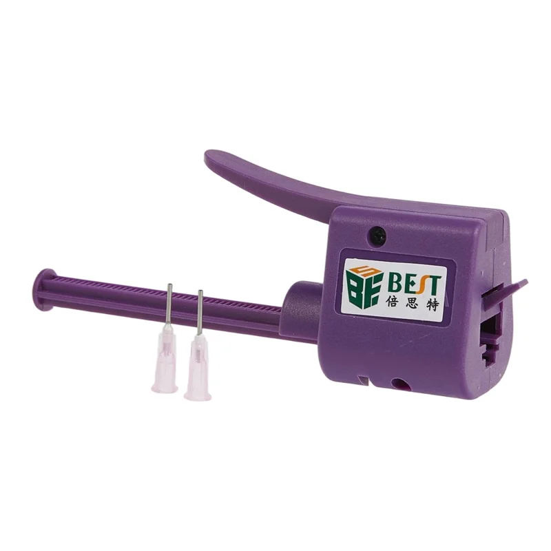 BEST-61 Manual Caulking Gun for 5CC-10CC Syringes Ergonomic Smooth Extrusion Glue Dispenser
