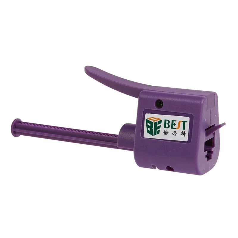 BEST-61 Manual Caulking Gun for 5CC-10CC Syringes Ergonomic Smooth Extrusion Glue Dispenser