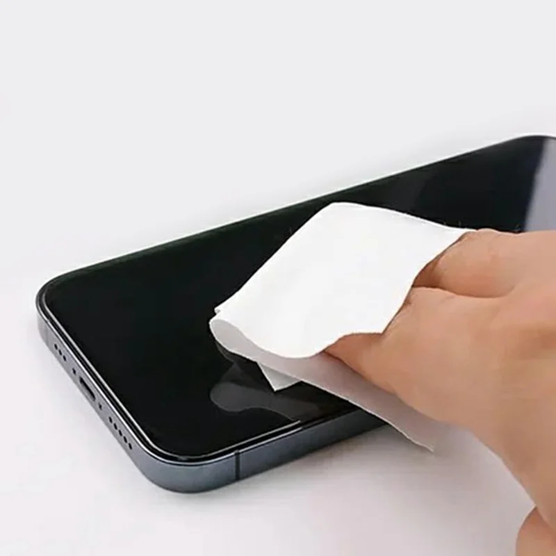 BEST BST 50Pcs / Pack Microfiber Cleaning Cloths 10CM x 10CM Lint-Free Cloth for Repair / Maintenance