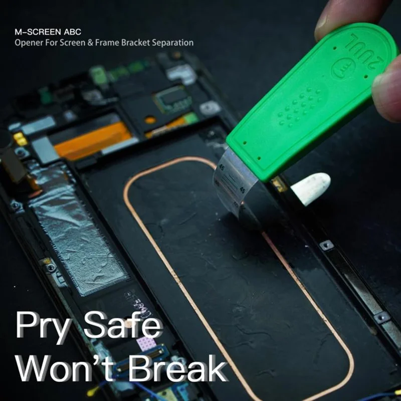 2UUL DA98 Disassembly Pry Tool Kit ABC Set Repair Opening Tools Flexible Durable Non-Slip Grip for Electronics