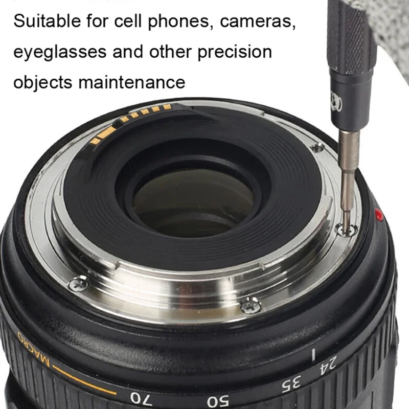 MECHANIC Mini Screwdriver for Watch / Glasses / Phone Repair Precision Tool with Magnetic Tips, Rotating Bearing - 5-Point 0.8