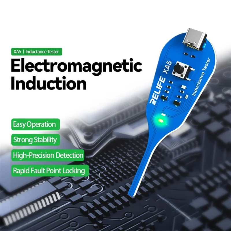 RELIFE XA5 Inductantietester Elektromagnetische Inductiedetector Hoogwaardige Foutzoeker voor Snelle Probleemoplossing
