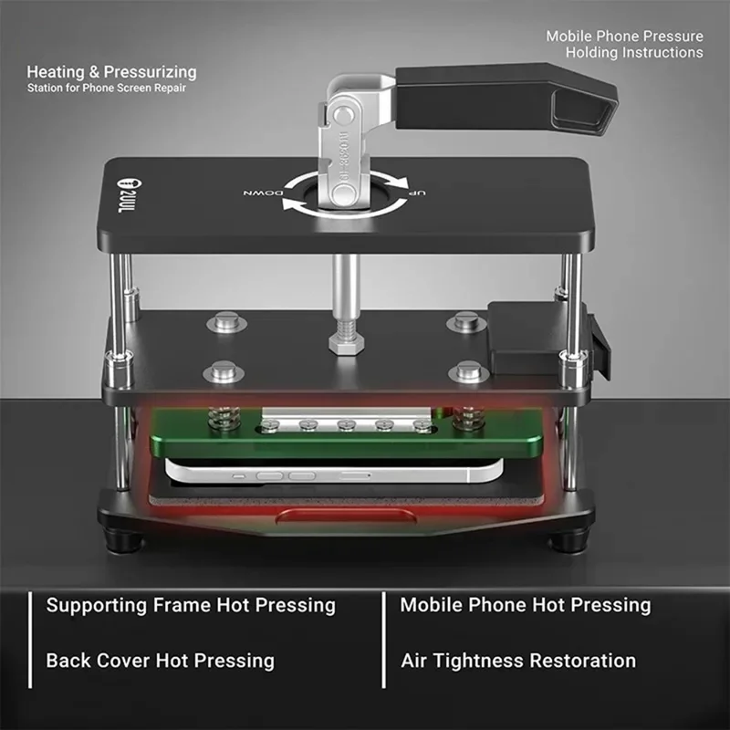 2UUL DA05 Heating and Pressurizing Station for Phone Screen Repair - EU Plug
