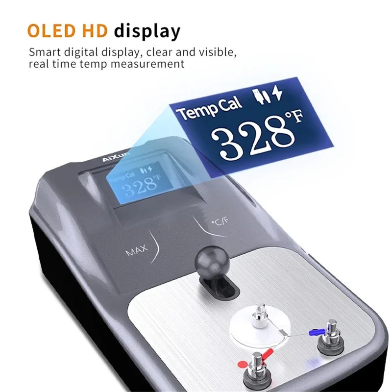 AIXUN DT01 OLED Digitalthermometer für Lötspitzen Temperaturtester