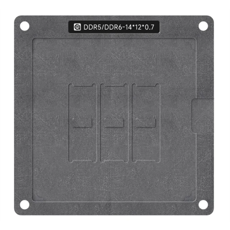 أداة إصلاح رقاقة الذاكرة بطاقة الرسوميات AMOE DDR5 / DDR6 طقم قوالب إعادة التلبيد بالقصدير