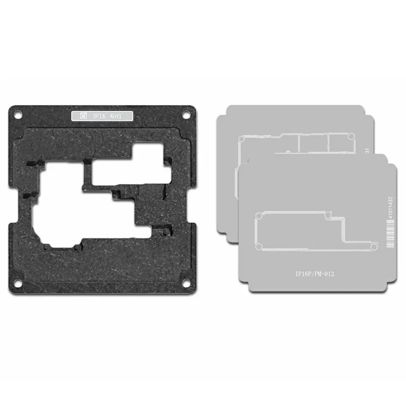 AMAOE For iPhone 16 Series Mid-Layer Tin Planting Station Kit Motherboard Repair Tool Set