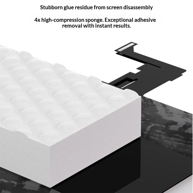 MAANT 20Pezzi Spugna Nano ad Alta Compressione Spugna per la Rimozione Rapida dell'Adesivo Gomma per Pulizia del Bordo dello Schermo del Telefono