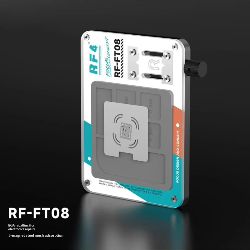 RF4 RF-FTO8 For PCB Repair Clamp Rework Station Mat with Adjustable Fixture for Delamination and Degluing