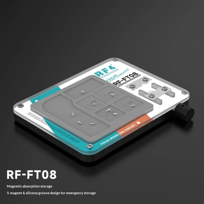 RF4 RF-FTO8 For PCB Repair Clamp Rework Station Mat with Adjustable Fixture for Delamination and Degluing