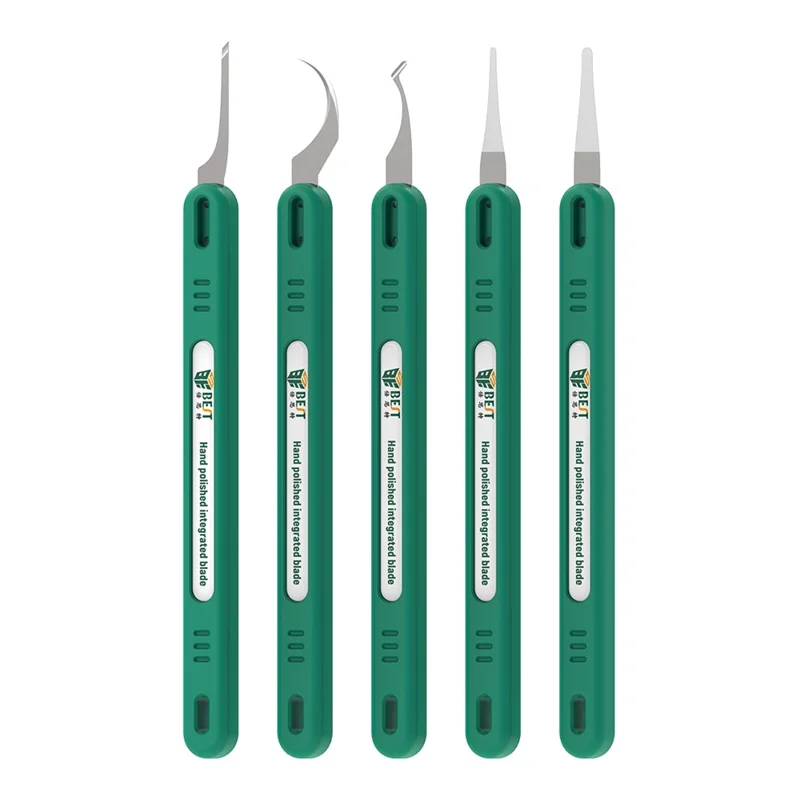 BEST BST-145 5Pcs Multi-Functional Hand-Polished Blade Set Heat-Resistant Integrated Remover Knife Repair Tool Kit