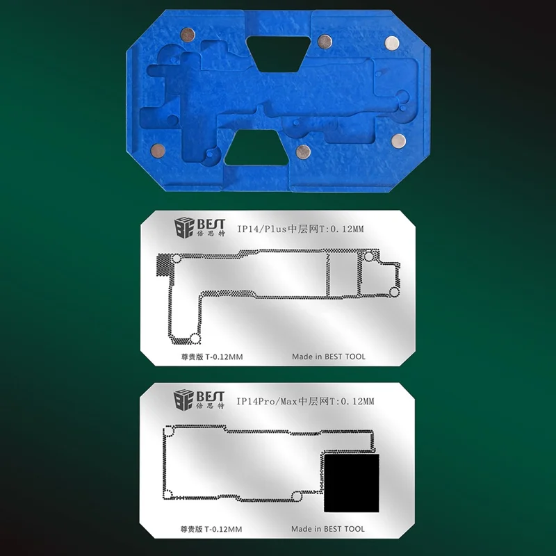 BEST BST-084 For iPhone 14 Series Magnetic Soldering Platform Precision Hole Pitch Soldering Station